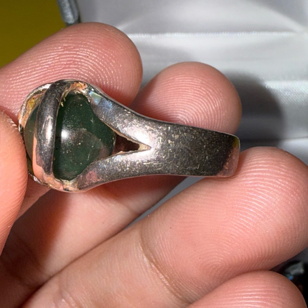 Elegant Silver Ring With Interchangeable Stones S… - image 4